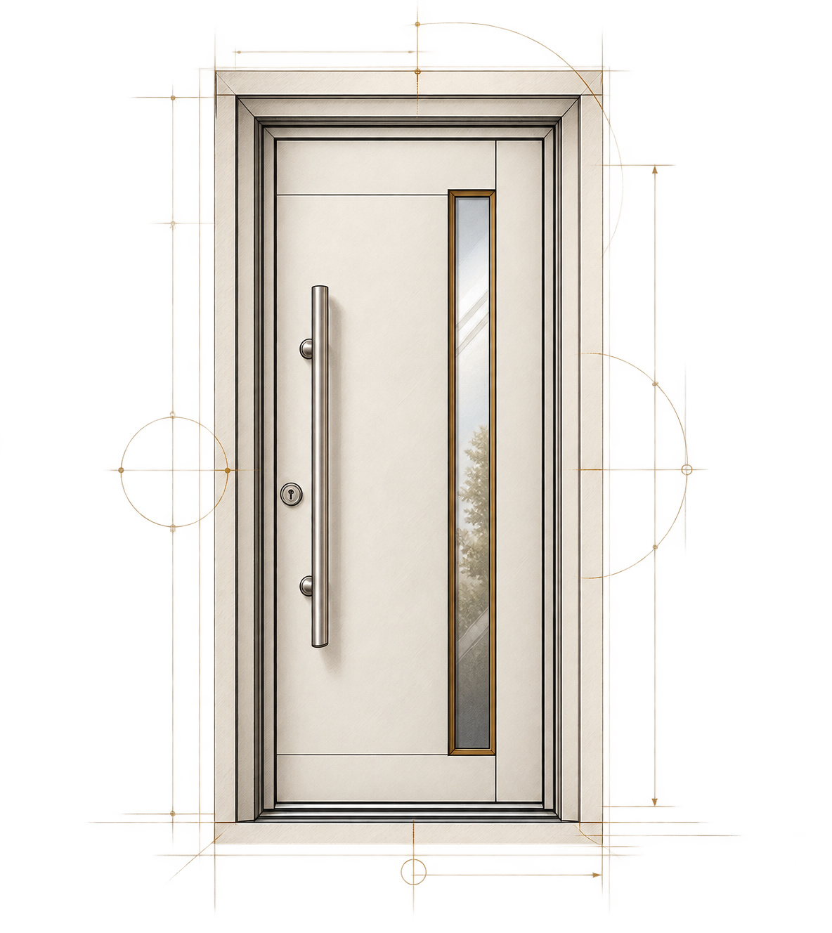 Illustration technique d’une porte d’entrée
